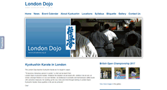 Desktop Screenshot of kyokushinkai.org.uk